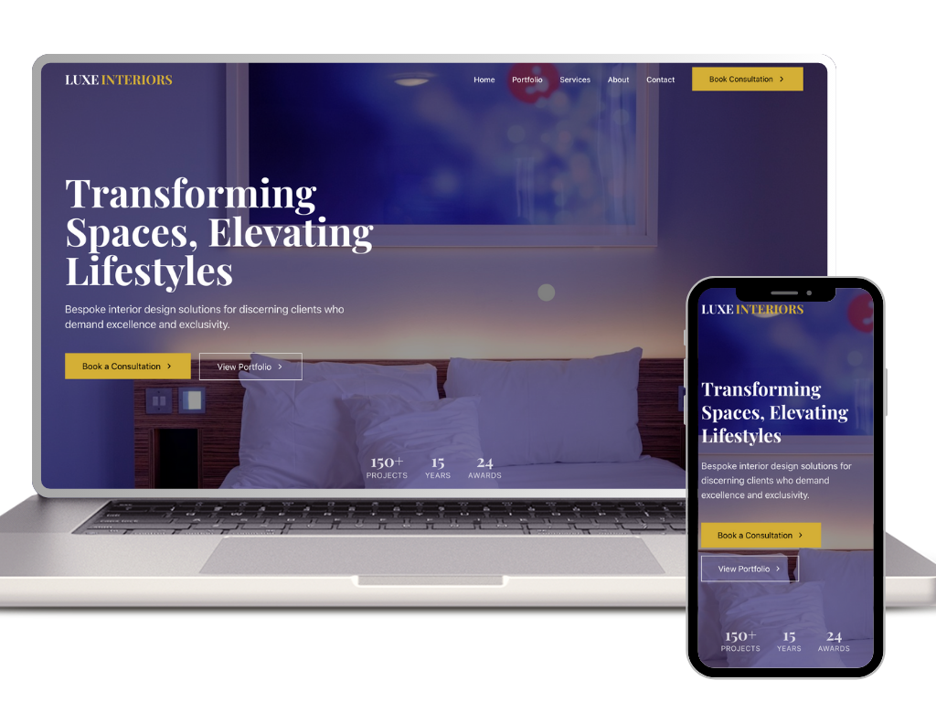 Interior design website