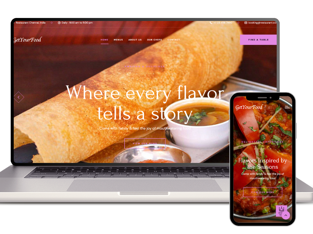 Restaurant website